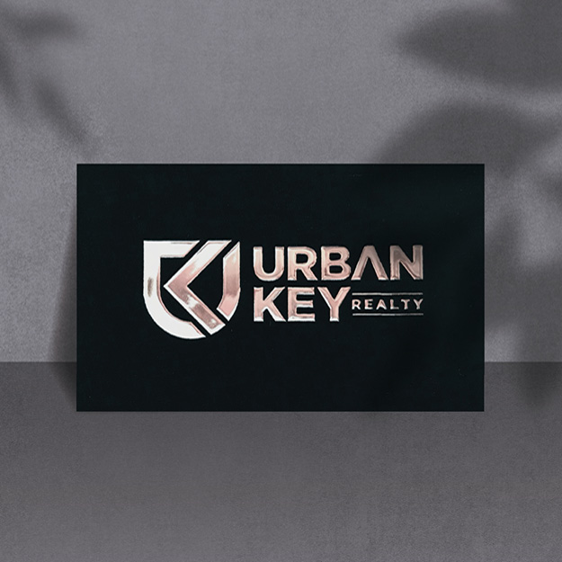 Logo and branding design on business card